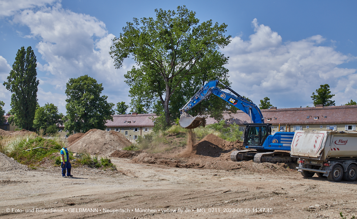 15.06.2023 - Abriss und Neubau der Maikäfersiedlung in Berga am LAim und Neuperlach